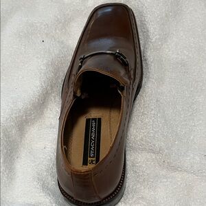 Stacy Adams Men's Brown Leather Loafers.